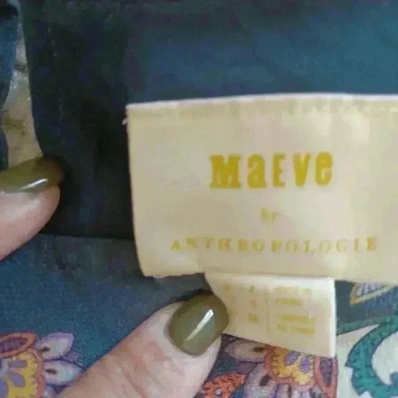 Maeve by Anthropologie Womans Barcelona Silk Paisley Shift Midi Dress 4 - Picture 10 of 16